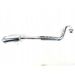 Muffler ATV 110 125 single silver hb