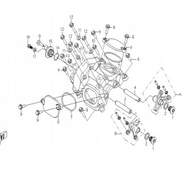 Valve rocker cfmoto 500 x5 0180 021100 cf188 021100