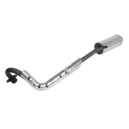 Muffler ATV 110 125 single black hb