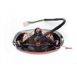 Oval rear lamp atv 200 bashan wb