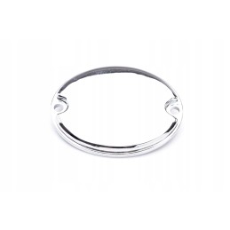 The clutch inspection cover is made of metal