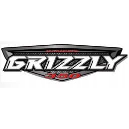 Yamaha grizzly 350 280mm sticker