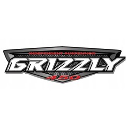 Yamaha grizzly 450 295mm sticker