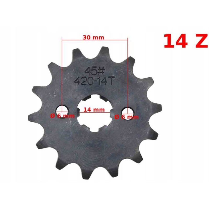 Front sprocket 420 14z atv 110 phe