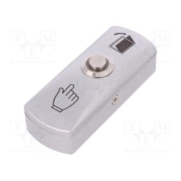 1 pcs x ORNO - OR-ZS-814 - Exit button, wall mount, 36VDC, IP20, DC load @R: 3A/24VDC