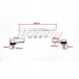 Steering rack atv 110 125 hb