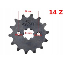 Front sprocket 420 14t atv 110 phe