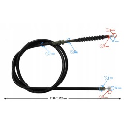 db250 mzk clutch cable