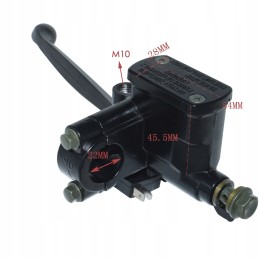 Left shift lever for ATV handlebars