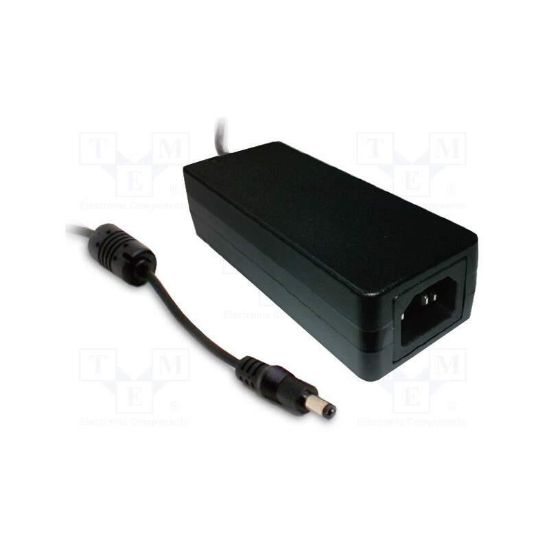 1 pcs x MEAN WELL - GST60A07-P1J - Power supply: switched-mode, 7.5VDC, 6A, Out: 5,5/2,1, 45W, desktop
