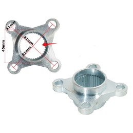 Hub sprocket rear axle ATV 150 Diablo mounting