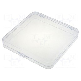 1 pcs x LICEFA - V5-124 - Container: single, polystyrene,polycarbonate, 121x121x14mm