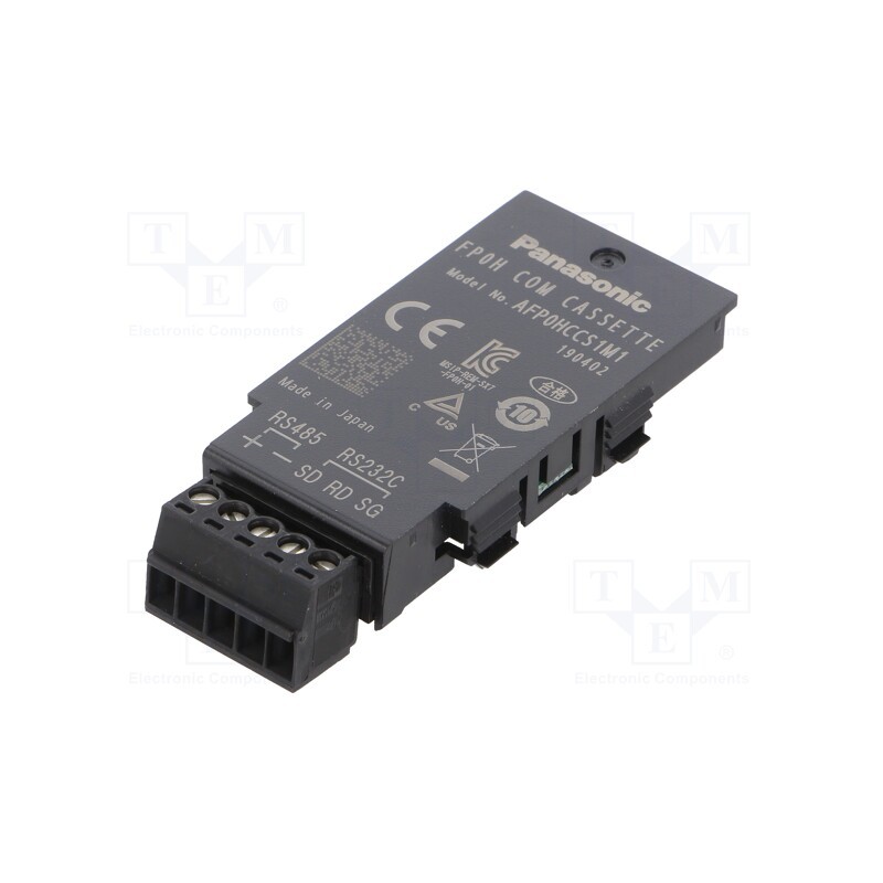 1 pcs x PANASONIC - AFP0HCCS1M1 - Module: communication, FP0H, 59.3x25.5x10.1mm