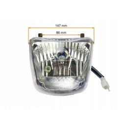 Front lamp complete atv 110 125 quad led headlight led