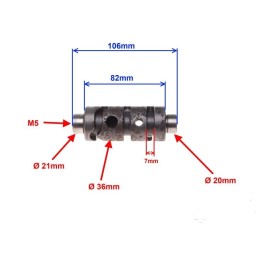 Gear change camshaft atv bashan 200 250