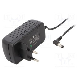 1 pcs x POS - POSB12200A-25L - Power supply: switched-mode, plug, 12VDC, 2A, 24W, Plug: EU, 81.94%