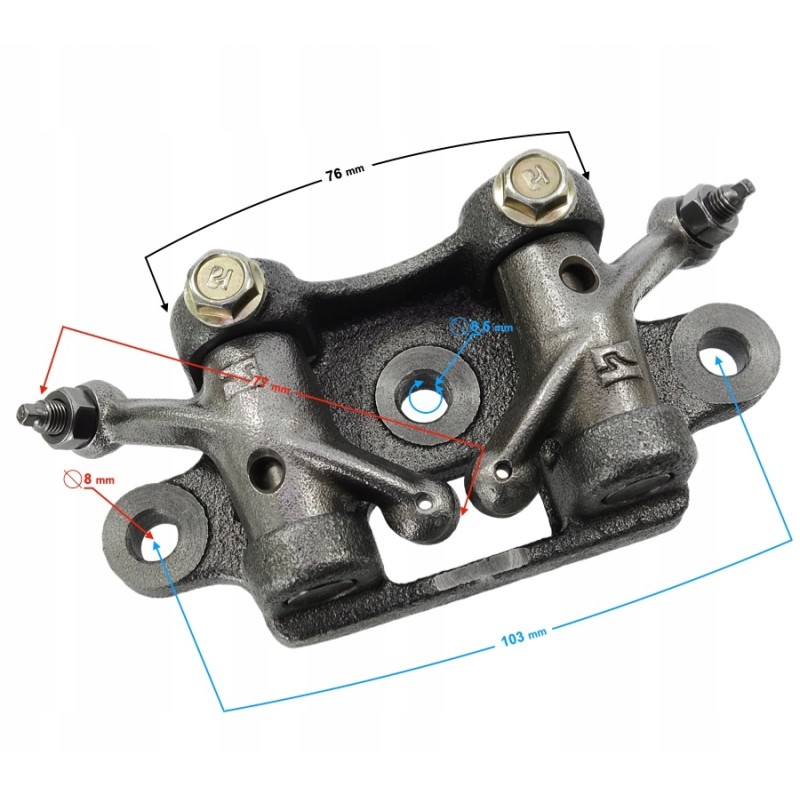 Cafe racer valve keyboard