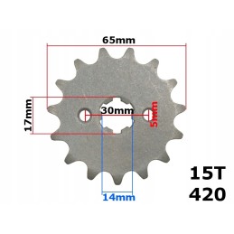 Front sprocket 420 15t atv 110