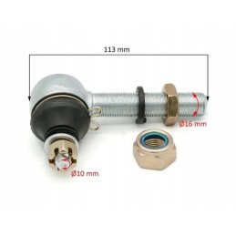 Upper wishbone pin quad atv 110 125 10mm 16mm