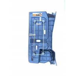 Left footrest quad atv 125 commander hercules