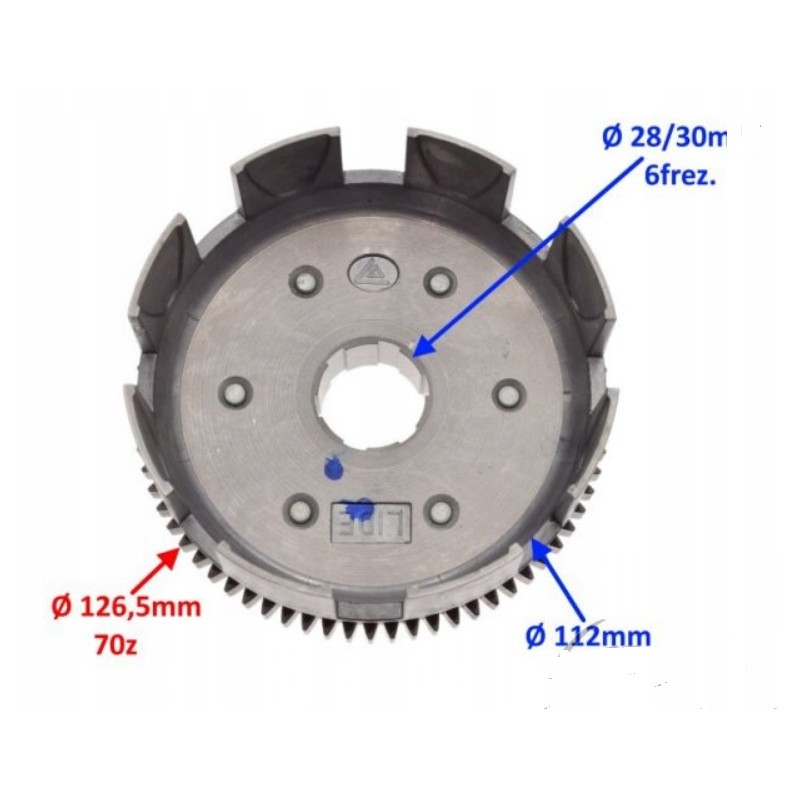 Clutch basket atv 250 stxe quad junak