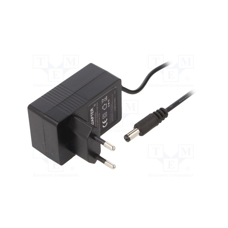 1 pcs x ESPE - PRO1505W2E-2155S - Power supply: switched-mode, plug, 5VDC, 3A, 15W, Plug: EU, 82%