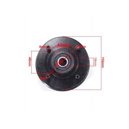 Front hub atv bashan 150 200 4 screws drum 88mm