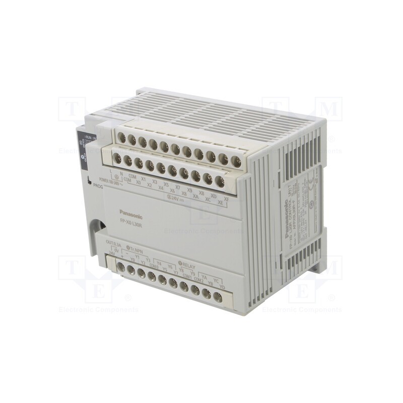 1 pcs x PANASONIC - AFPX0L30R - Module: PLC programmable controller, OUT: 14, IN: 16, FP-X0