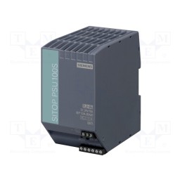 1 pcs x SIEMENS - 6EP1334-2BA20 - Power supply: switched-mode, for DIN rail, 288W, 24VDC, 10A, IP20