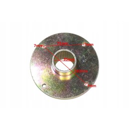 Rear hub atv nevada 200 bashan brake disc