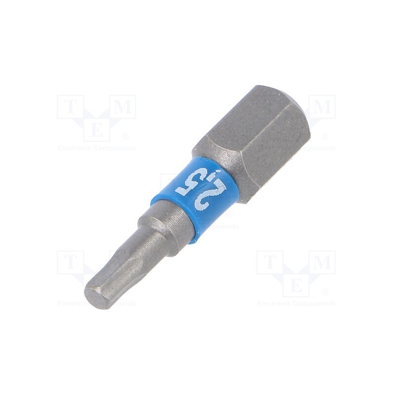 1 pcs x WERA - 5056682001 - Screwdriver bit, hex key, HEX 2,5mm, Overall len: 25mm, BiTorsion