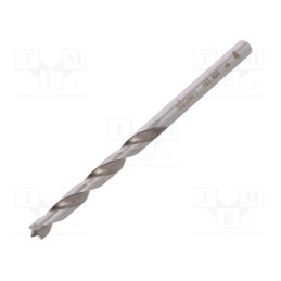 1 pcs x ALPEN-MAYKESTAG - 62000400100 - Drill bit, for wood, Ø: 4mm, L: 75mm, Working part len: 43mm