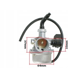 ATV carburetor 110 cc, choke on lever fu, engine pos