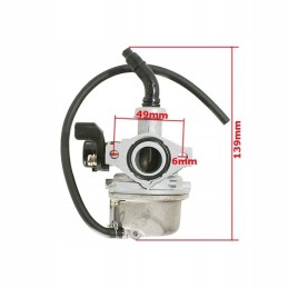 ATV carburetor 110 cc, choke on lever fu, engine pos