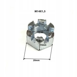 Rear axle wheel nut for Fuxin ATV 125 M14x1 5