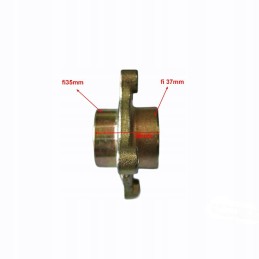 Hub, rear brake disc mount, ATV quad, 28 cutters