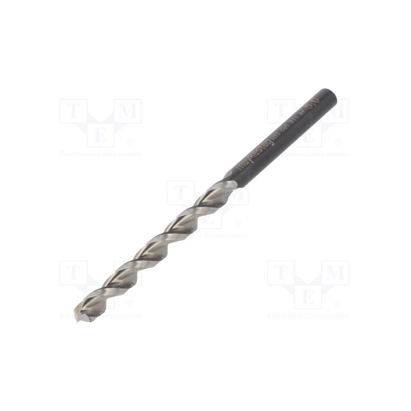 1 pcs x ALPEN-MAYKESTAG - 61100500100 - Drill bit, for metal, Ø: 5mm, L: 86mm, Working part len: 52mm