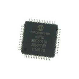 1 pcs : dsPIC30F6011A-30I/PT - Digital Signal Processors & Controllers - DSP, DSC 30MIPS 132 KB