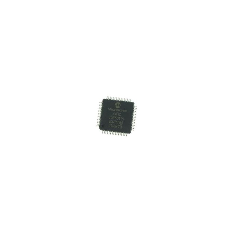 1 pcs : dsPIC30F6011A-30I/PT - Digital Signal Processors & Controllers - DSP, DSC 30MIPS 132 KB