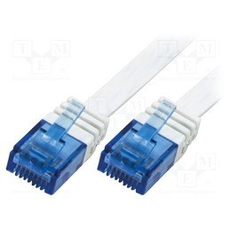 1 pcs x LOGILINK - CP0132 - Patch cord, U/UTP, 5e, stranded, CCA, PVC, white, 0.25m, 30AWG