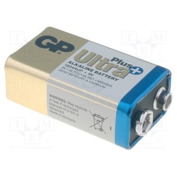 1 pcs x GP - GP 1604 ULTRA PLUS - Battery: alkaline, 9V, 6F22, non-rechargeable, 25.5x16.5x47.5mm