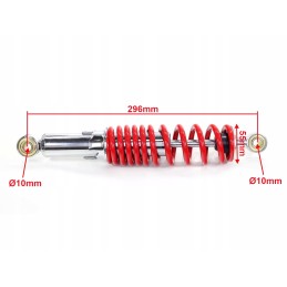 Front shock absorber atv 125 red 296mm fuxin wb