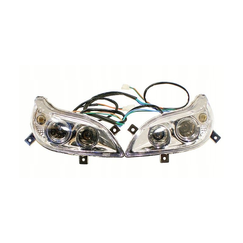 Front lamp atv 110 left right headlight set bmw