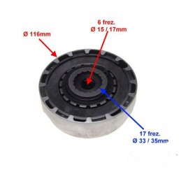 Clutch for a quad, automatic, semi-automatic, atv 110, 125
