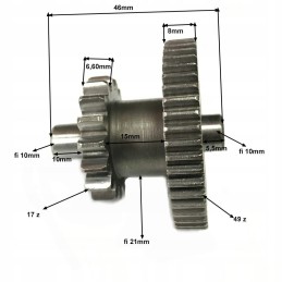 Starter gear with bush Fuxin ATV 200 cvt