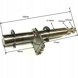 Gearbox shaft quad fuxin atv 200 cvt