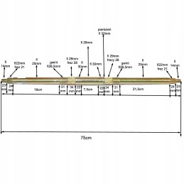 Rear oska for quad ATV Big Fuxin 125cc