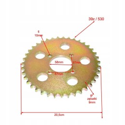 Chain sprocket rear 150cc buggy