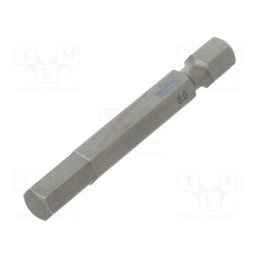 1 pcs x WIHA - 4197 - Screwdriver bit, hex key, HEX 6mm, Overall len: 50mm
