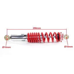 Front shock absorber atv 125 red 296mm fuxin wb